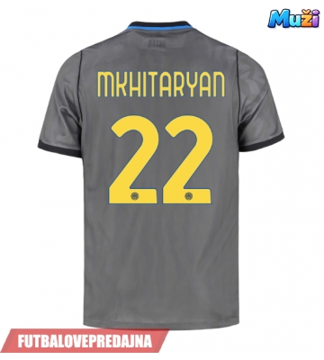 Lacne Muži Futbalové dres Inter Milan Henrikh Mkhitaryan #22 2026-27 Krátky Rukáv - Tretina